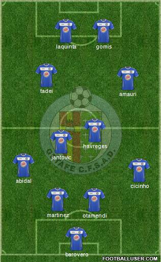 Getafe C.F., S.A.D. Formation 2011