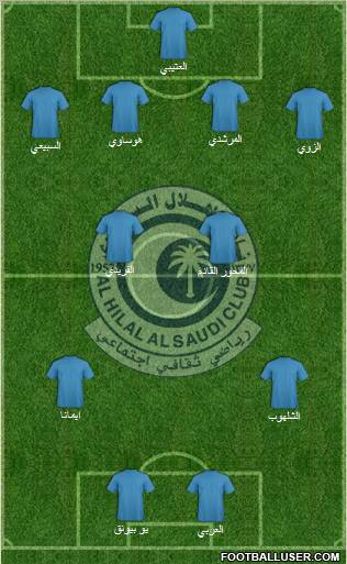 Al-Hilal (KSA) Formation 2011