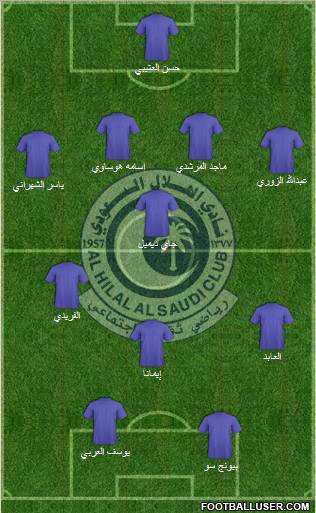 Al-Hilal (KSA) Formation 2011