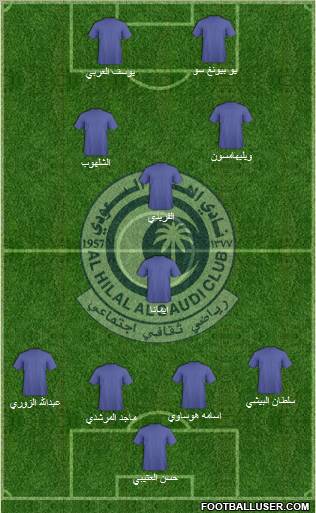 Al-Hilal (KSA) Formation 2011