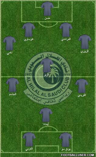 Al-Hilal (KSA) Formation 2011