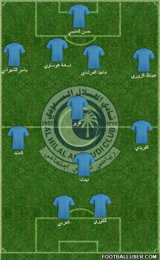 Al-Hilal (KSA) Formation 2011