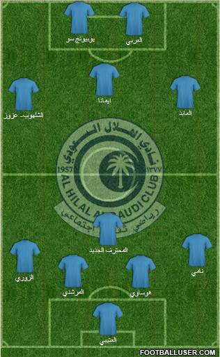 Al-Hilal (KSA) Formation 2011