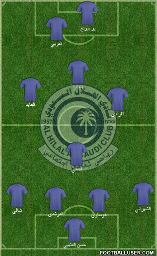 Al-Hilal (KSA) Formation 2011