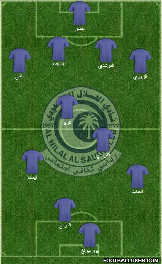 Al-Hilal (KSA) Formation 2011