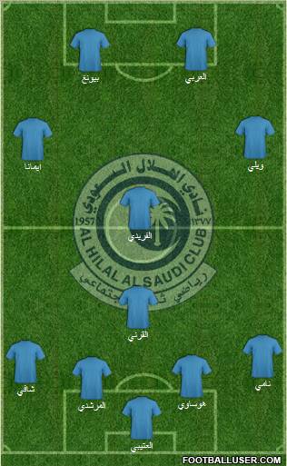 Al-Hilal (KSA) Formation 2011