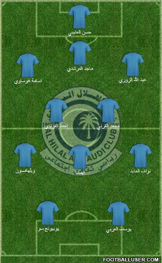 Al-Hilal (KSA) Formation 2011