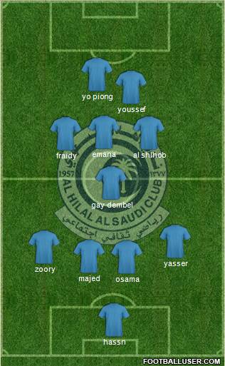 Al-Hilal (KSA) Formation 2011