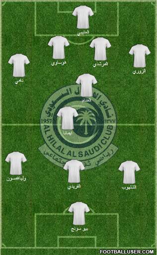 Al-Hilal (KSA) Formation 2011