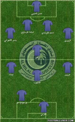 Al-Hilal (KSA) Formation 2011