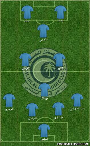 Al-Hilal (KSA) Formation 2011