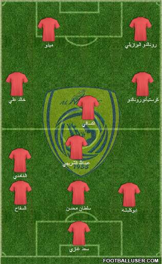 Al-Nassr (KSA) Formation 2011