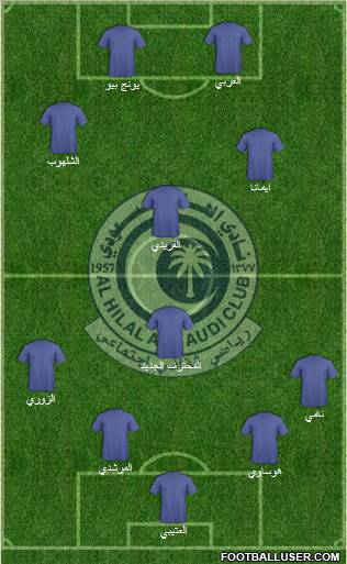 Al-Hilal (KSA) Formation 2011