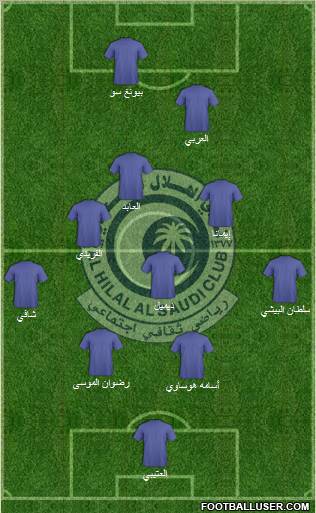 Al-Hilal (KSA) Formation 2011