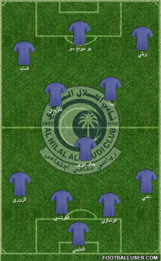 Al-Hilal (KSA) Formation 2011