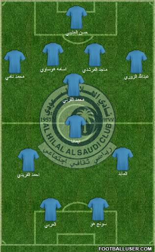 Al-Hilal (KSA) Formation 2011