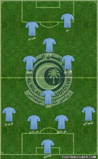 Al-Hilal (KSA) Formation 2011