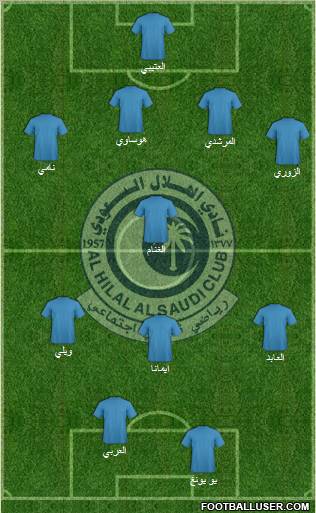 Al-Hilal (KSA) Formation 2011