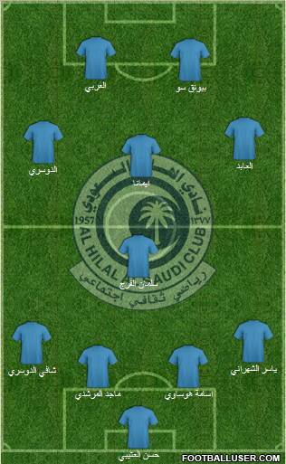 Al-Hilal (KSA) Formation 2011