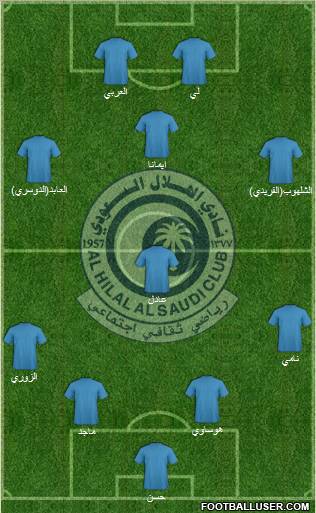 Al-Hilal (KSA) Formation 2011