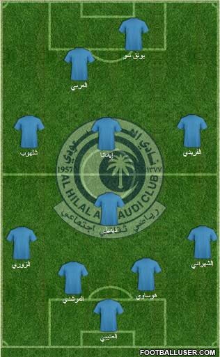 Al-Hilal (KSA) Formation 2011