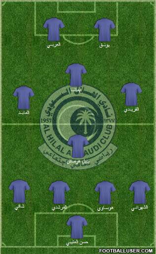 Al-Hilal (KSA) Formation 2011