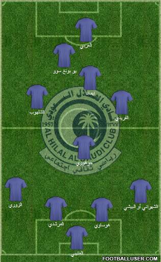 Al-Hilal (KSA) Formation 2011