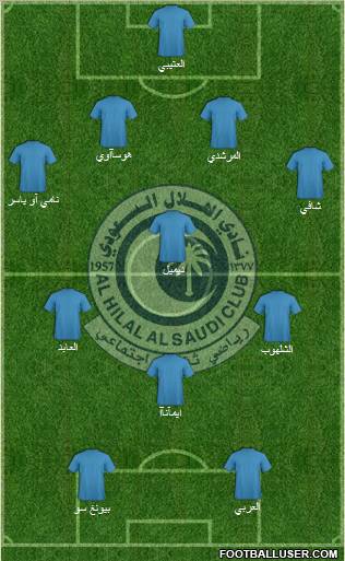 Al-Hilal (KSA) Formation 2011