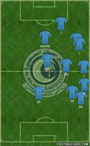 Al-Hilal (KSA) Formation 2011