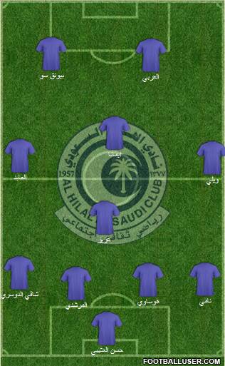 Al-Hilal (KSA) Formation 2011