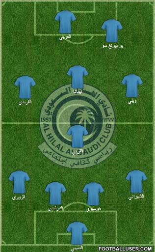 Al-Hilal (KSA) Formation 2011