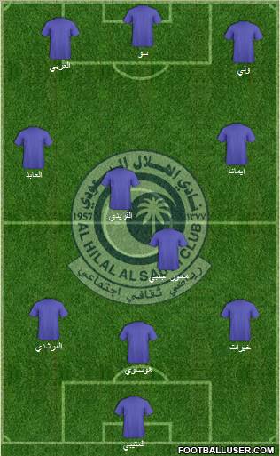 Al-Hilal (KSA) Formation 2011