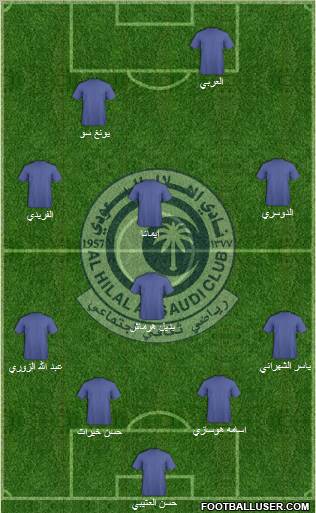 Al-Hilal (KSA) Formation 2011