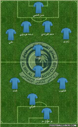 Al-Hilal (KSA) Formation 2011