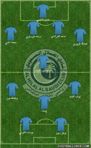 Al-Hilal (KSA) Formation 2011