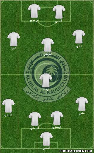 Al-Hilal (KSA) Formation 2011