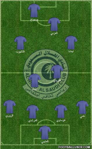 Al-Hilal (KSA) Formation 2011