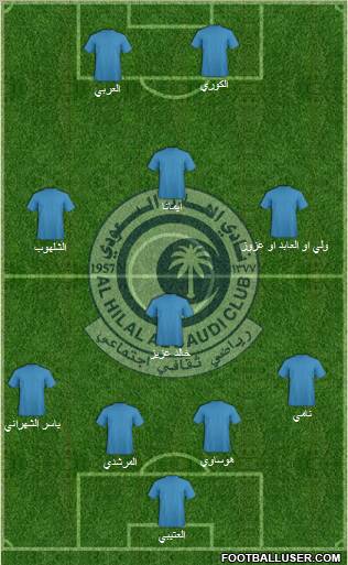 Al-Hilal (KSA) Formation 2011