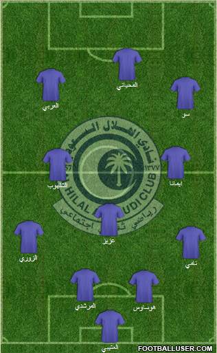 Al-Hilal (KSA) Formation 2011