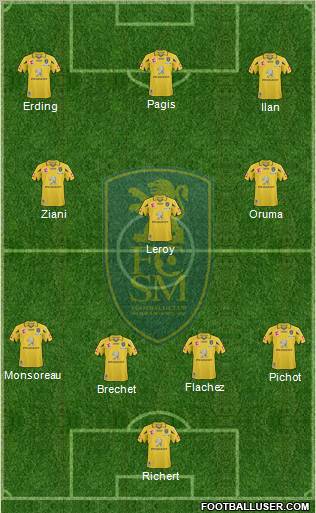 FC Sochaux-Montbéliard Formation 2011