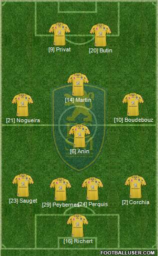 FC Sochaux-Montbéliard Formation 2011