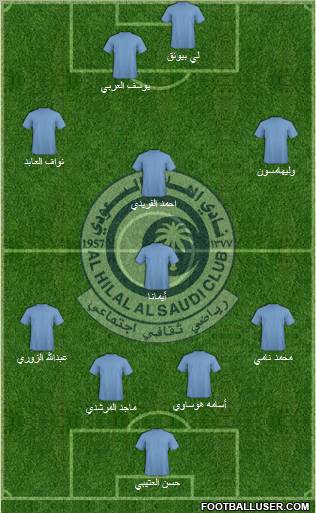 Al-Hilal (KSA) Formation 2011