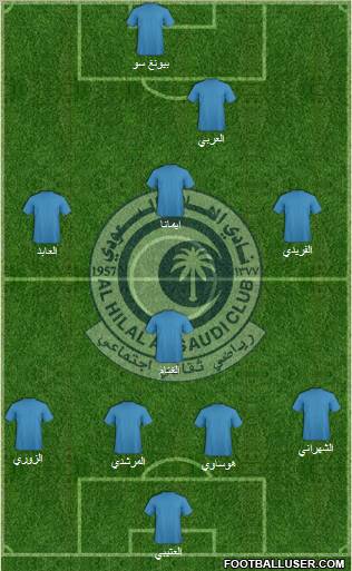 Al-Hilal (KSA) Formation 2011