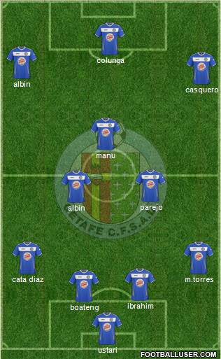 Getafe C.F., S.A.D. Formation 2011