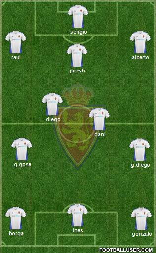 R. Zaragoza S.A.D. Formation 2011