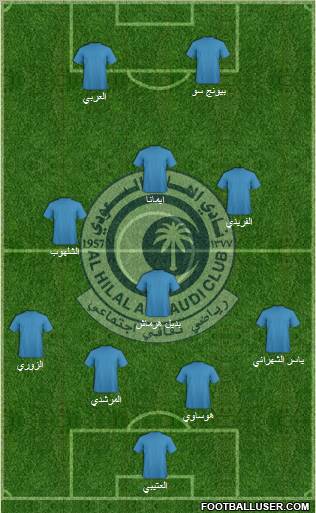 Al-Hilal (KSA) Formation 2011