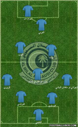 Al-Hilal (KSA) Formation 2011