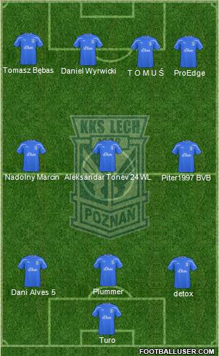 Lech Poznan Formation 2011