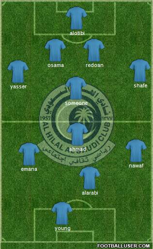 Al-Hilal (KSA) Formation 2011