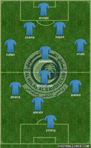 Al-Hilal (KSA) Formation 2011